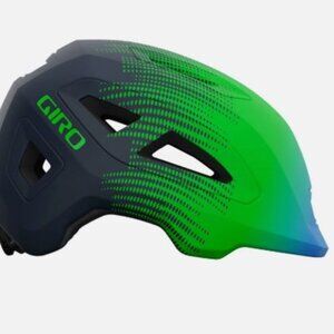Giro Scamp II Kid's Cycling Helmet Matte Blue/Green Towers Small New 49-53cm